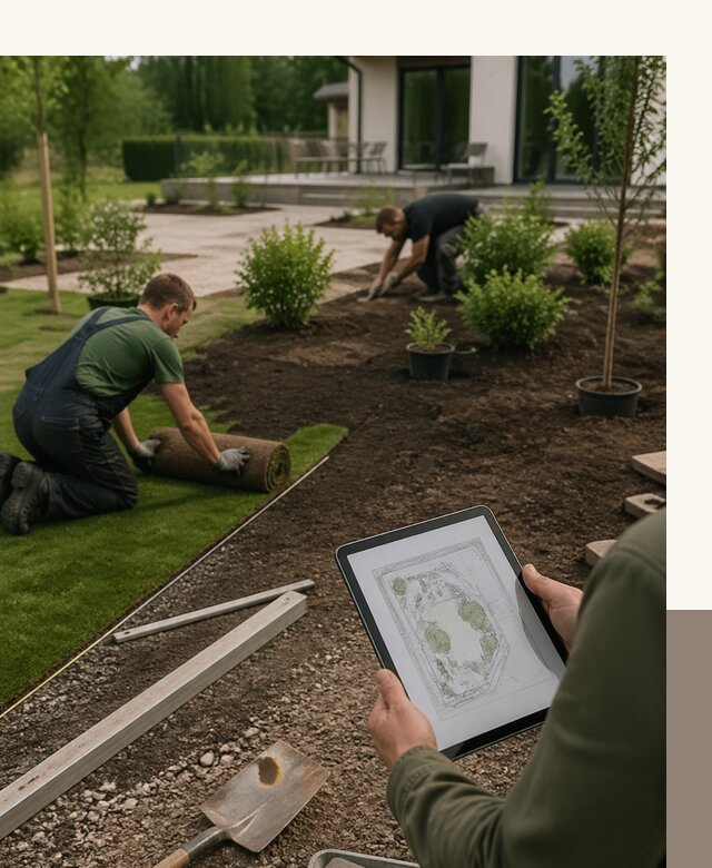 Ландшафтный дизайн участка под ключ и благоустройство в Ижевске